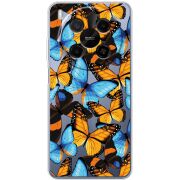 Прозорий чохол BoxFace Nubia V70 Max Butterfly Morpho