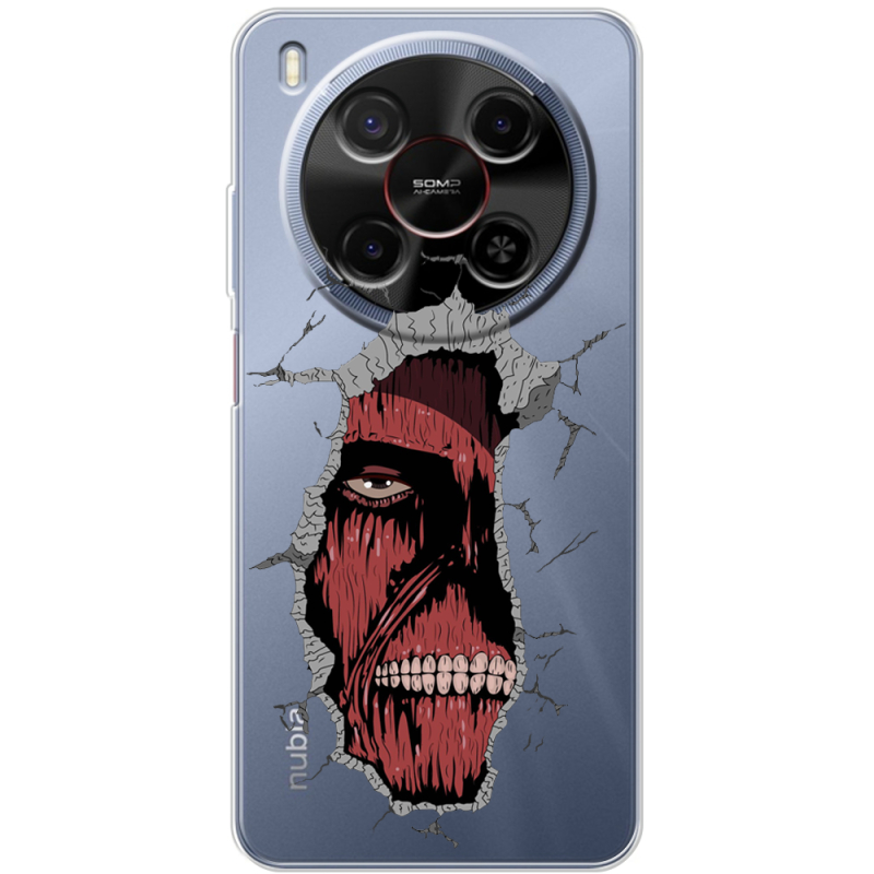 Прозорий чохол BoxFace Nubia V70 Max Нападение Титана