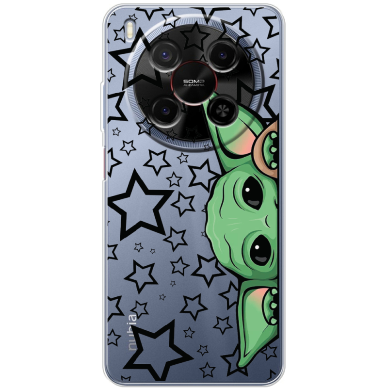 Прозорий чохол BoxFace Nubia V70 Max Baby Yoda