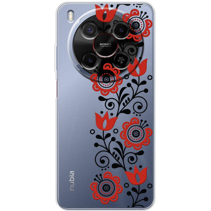Прозорий чохол BoxFace Nubia V70 Max Ethno Ornament
