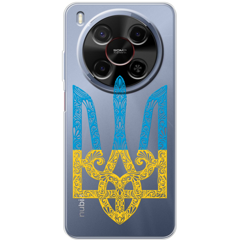 Прозорий чохол BoxFace Nubia V70 Max Gold Trident