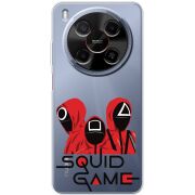 Прозорий чохол BoxFace Nubia V70 Max siquid game люди в красном