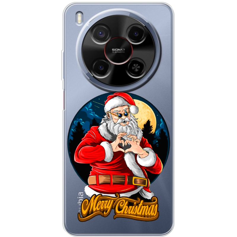 Прозорий чохол BoxFace Nubia V70 Max Cool Santa