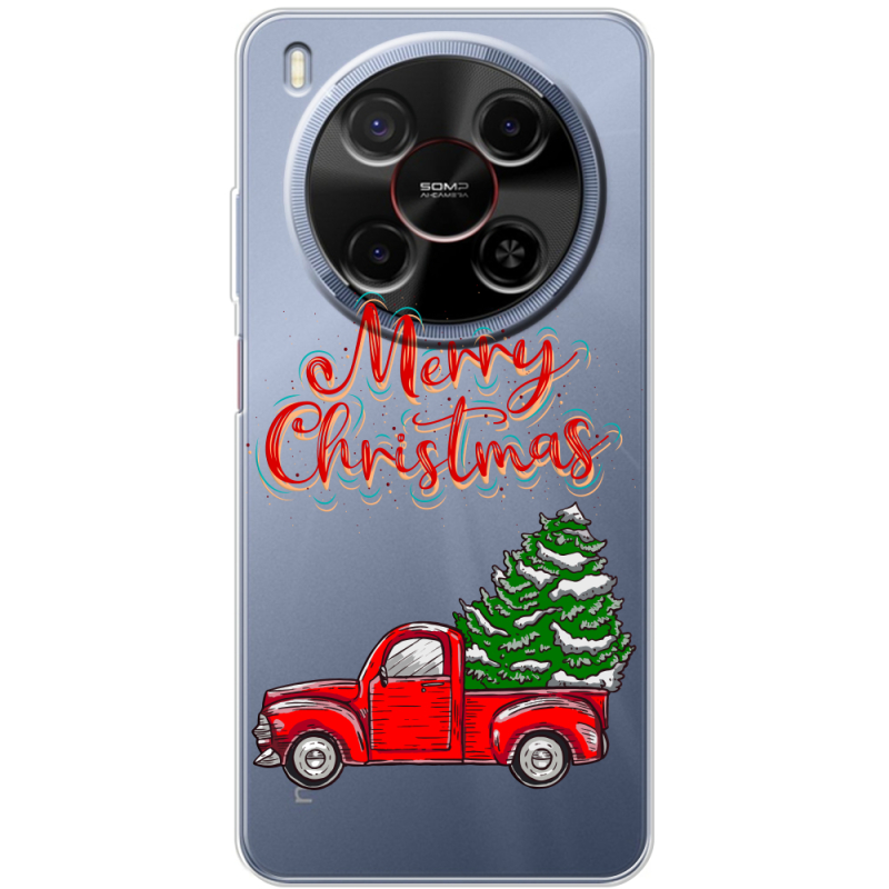 Прозорий чохол BoxFace Nubia V70 Max Holiday Car