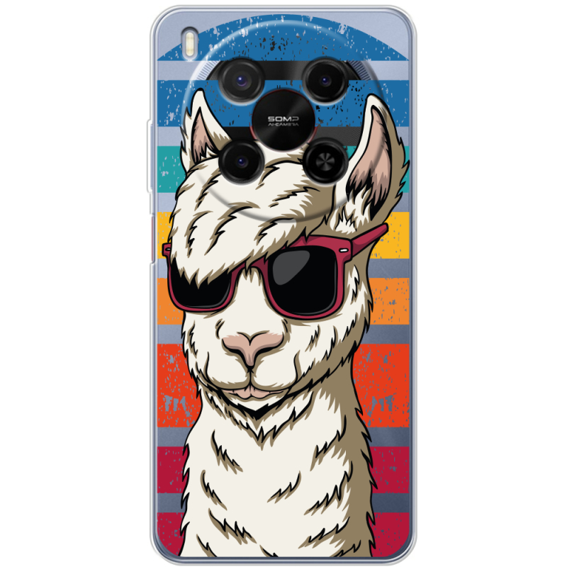 Прозорий чохол BoxFace Nubia V70 Max Стильна Лама