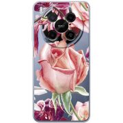 Прозорий чохол BoxFace Nubia V70 Max Rose