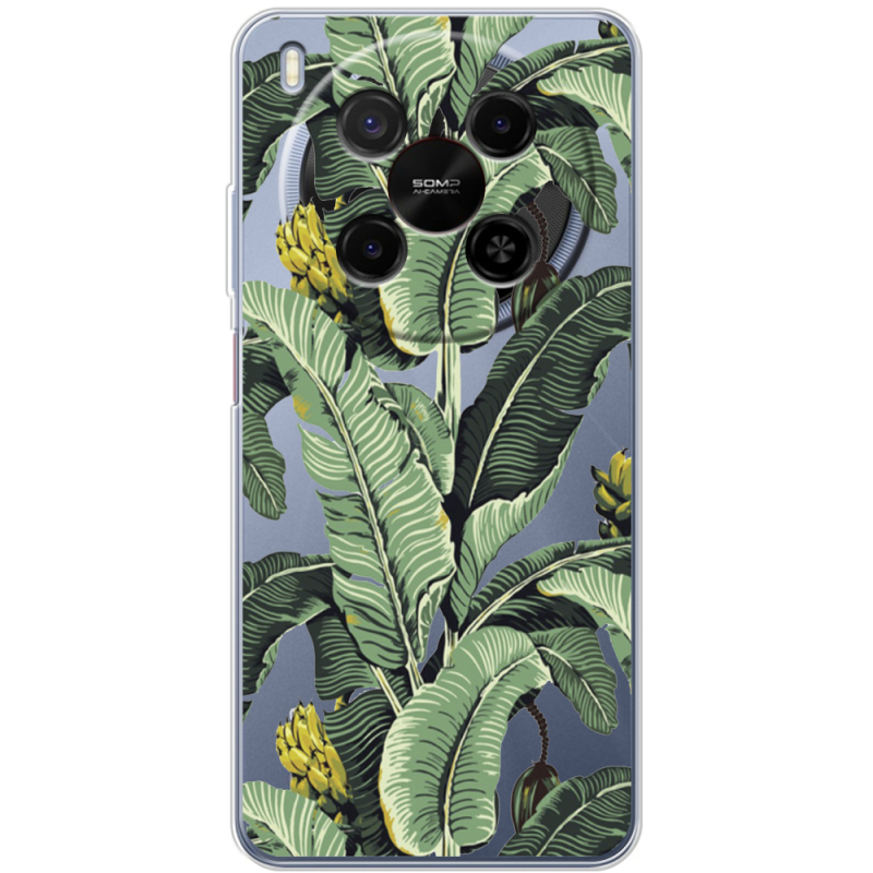 Прозорий чохол BoxFace Nubia V70 Max Banana Leaves