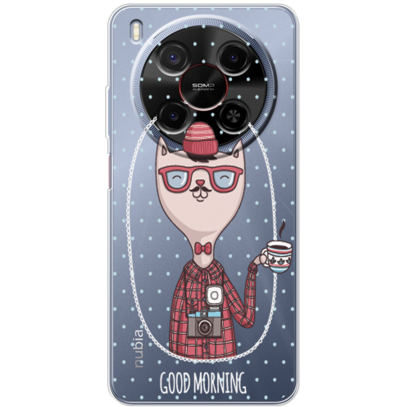 Прозорий чохол BoxFace Nubia V70 Max Good Morning