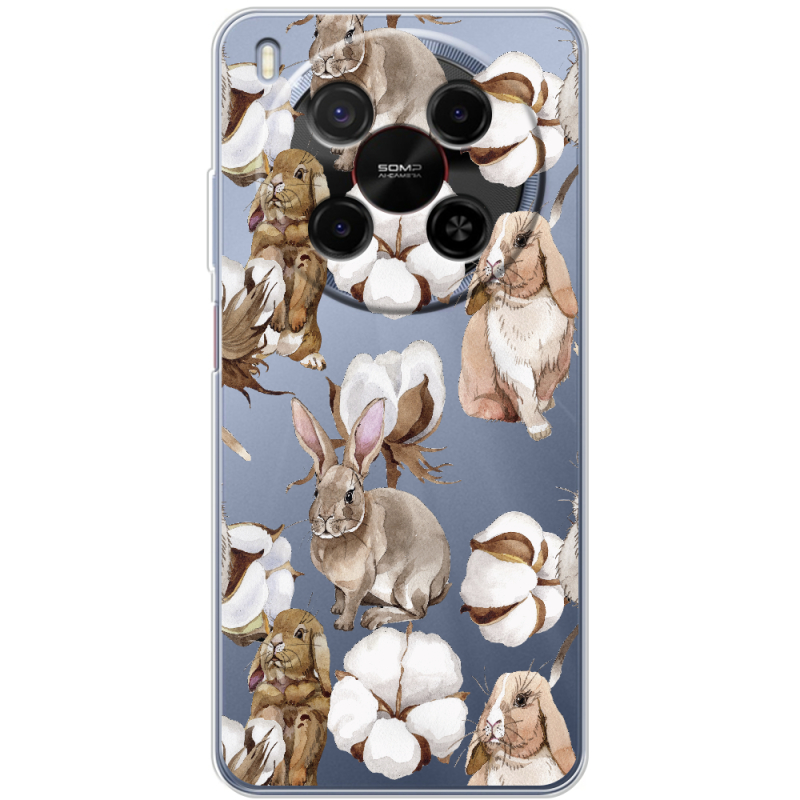 Прозорий чохол BoxFace Nubia V70 Max Cotton and Rabbits