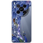 Чохол зі стразами Nubia V70 Max Peafowl