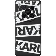 Чорний чохол BoxFace Nubia V70 Max White Karl