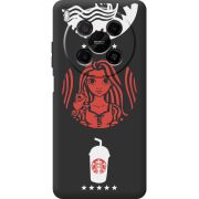 Чорний чохол BoxFace Nubia V70 Max RedWhite Coffee