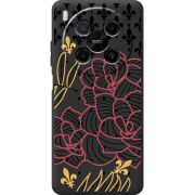 Чорний чохол BoxFace Nubia V70 Max FranceFlowers