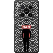 Чорний чохол BoxFace Nubia V70 Max Man Pattern