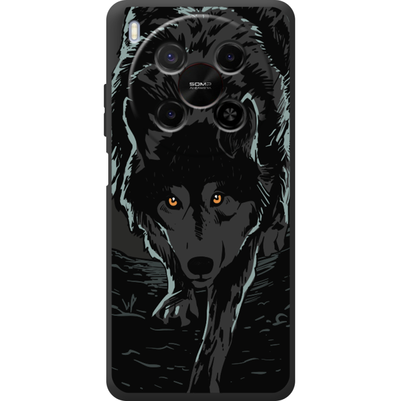 Чорний чохол BoxFace Nubia V70 Max Wolf
