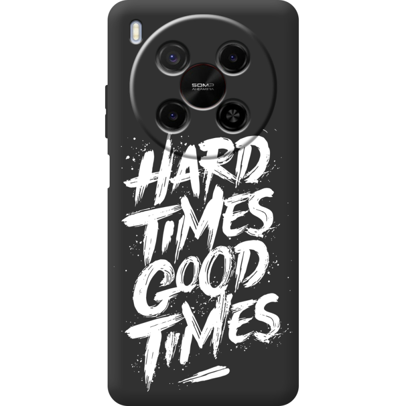 Чорний чохол BoxFace Nubia V70 Max Hard Times Good Times