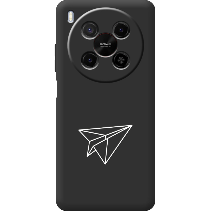 Чорний чохол BoxFace Nubia V70 Max Paper Plane