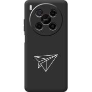 Чорний чохол BoxFace Nubia V70 Max Paper Plane