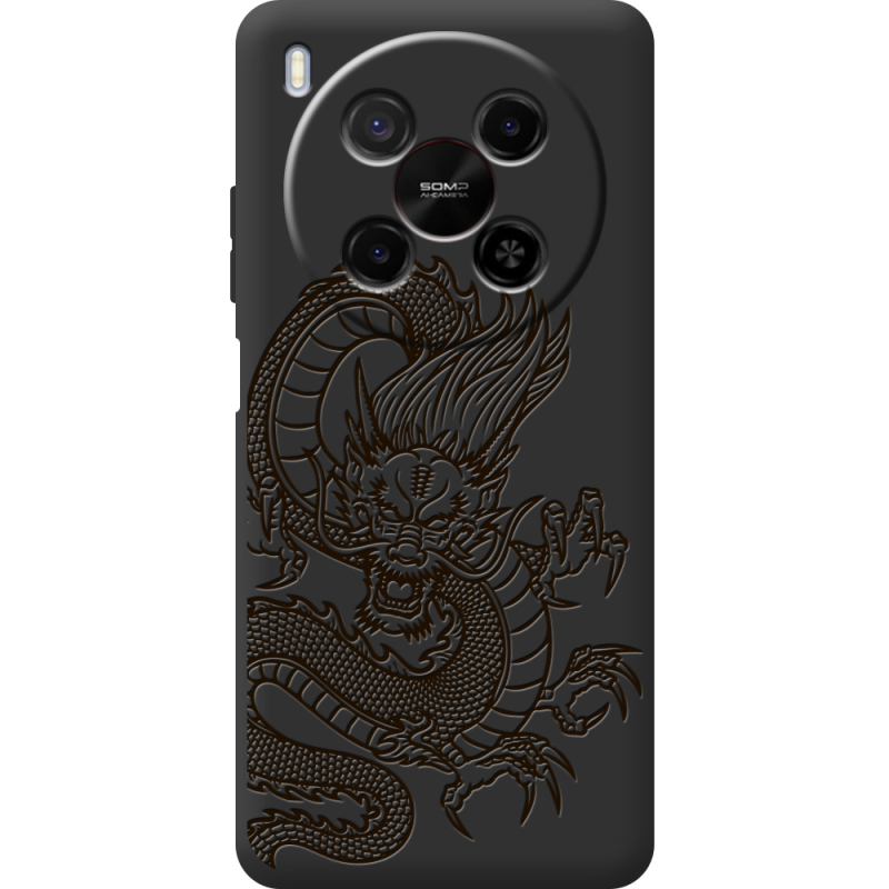 Чорний чохол BoxFace Nubia V70 Max Chinese Dragon