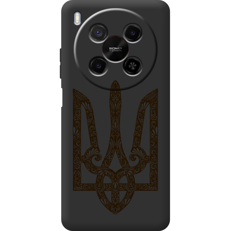 Чорний чохол BoxFace Nubia V70 Max Ukrainian Trident