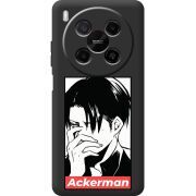 Чорний чохол BoxFace Nubia V70 Max Attack On Titan - Ackerman