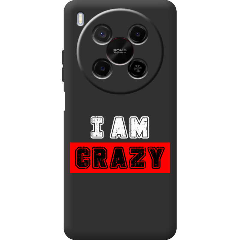 Чорний чохол BoxFace Nubia V70 Max I'm Crazy