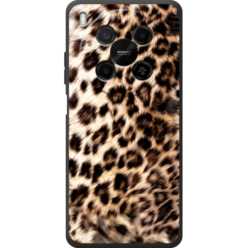 Чорний чохол BoxFace Nubia V70 Max Леопардовий