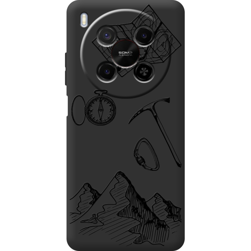 Чорний чохол BoxFace Nubia V70 Max Mountains