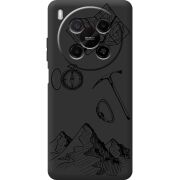 Чорний чохол BoxFace Nubia V70 Max Mountains