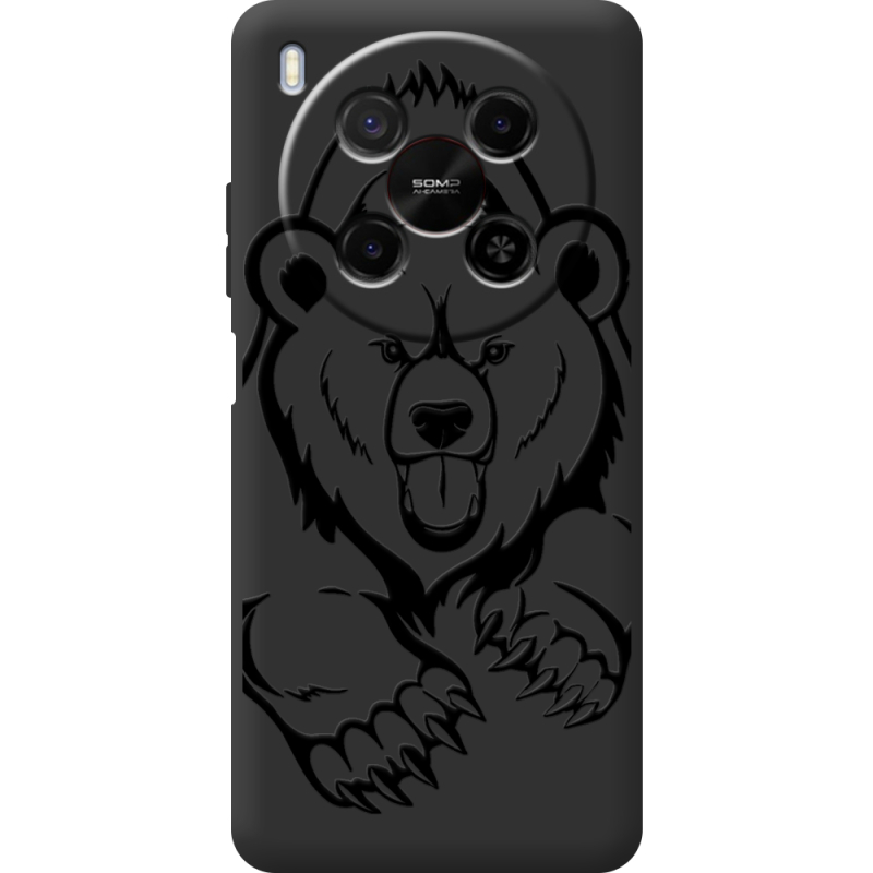 Чорний чохол BoxFace Nubia V70 Max Grizzly Bear