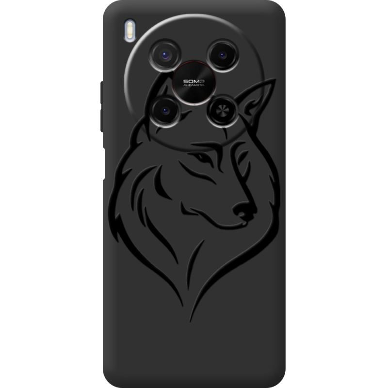 Чорний чохол BoxFace Nubia V70 Max Wolf