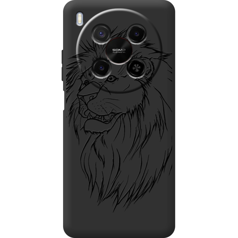 Чорний чохол BoxFace Nubia V70 Max Lion