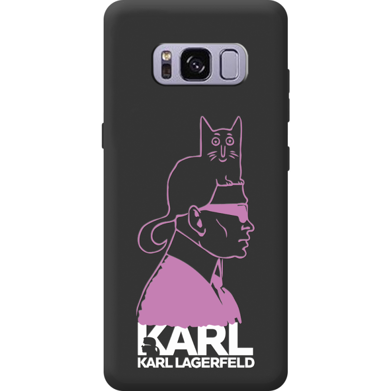 Чорний чохол BoxFace Samsung Galaxy S8 (G950) Pink Karl