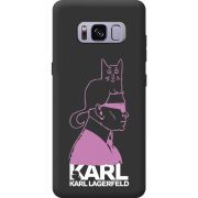 Чорний чохол BoxFace Samsung Galaxy S8 (G950) Pink Karl