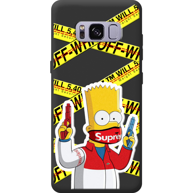 Чорний чохол BoxFace Samsung Galaxy S8 (G950) White Bart