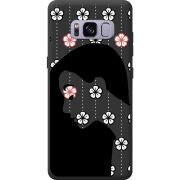Чорний чохол BoxFace Samsung Galaxy S8 (G950) Flower Hair