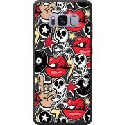 Чорний чохол BoxFace Samsung Galaxy S8 (G950) Rock Graffiti