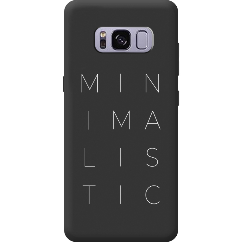 Чорний чохол BoxFace Samsung Galaxy S8 (G950) Minimalistic