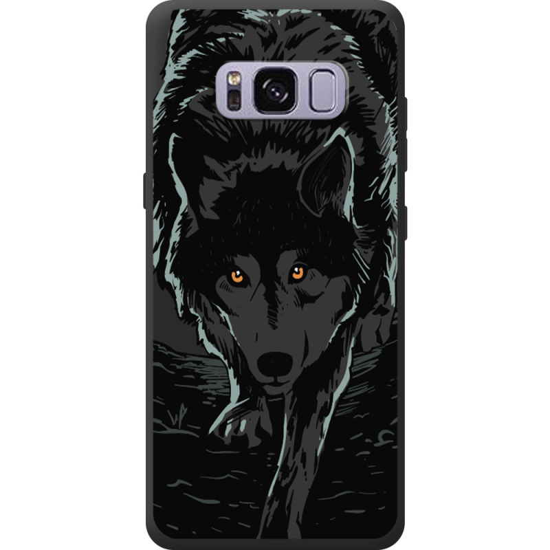 Чорний чохол BoxFace Samsung Galaxy S8 (G950) Wolf