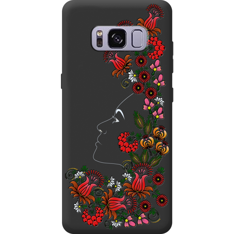Чорний чохол BoxFace Samsung Galaxy S8 (G950) 3D Ukrainian Muse