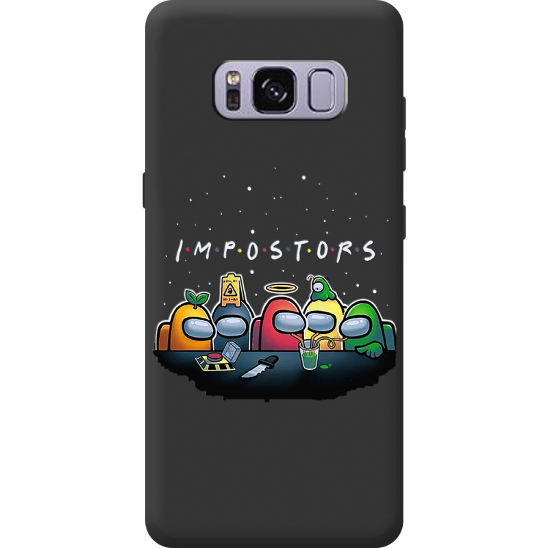 Чорний чохол BoxFace Samsung Galaxy S8 (G950) Among Us Impostors