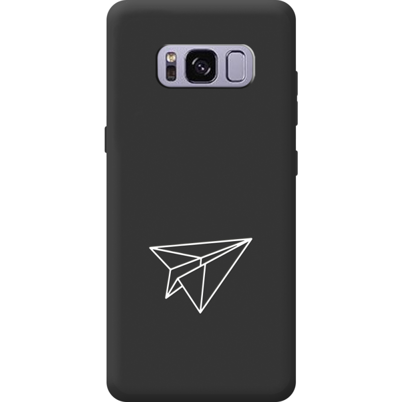 Чорний чохол BoxFace Samsung Galaxy S8 (G950) Paper Plane