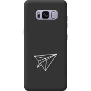Чорний чохол BoxFace Samsung Galaxy S8 (G950) Paper Plane