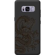 Чорний чохол BoxFace Samsung Galaxy S8 (G950) Chinese Dragon