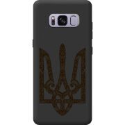 Чорний чохол BoxFace Samsung Galaxy S8 (G950) Ukrainian Trident