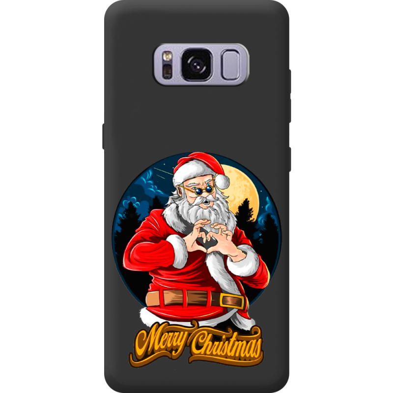 Чорний чохол BoxFace Samsung Galaxy S8 (G950) Cool Santa
