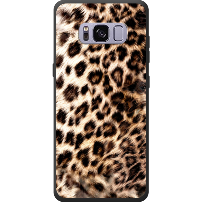 Чорний чохол BoxFace Samsung Galaxy S8 (G950) Леопардовий