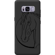 Чорний чохол BoxFace Samsung Galaxy S8 (G950) Horse