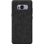 Чорний чохол BoxFace Samsung Galaxy S8 (G950) Leaves
