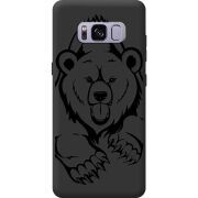 Чорний чохол BoxFace Samsung Galaxy S8 (G950) Grizzly Bear